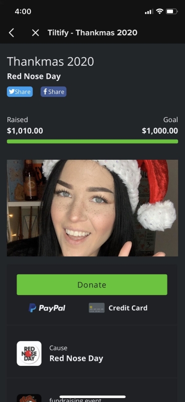 Thank you for helping me reach my goal! ❤️❤️❤️ If you’d still like to donate, the link is in the comments. Donations will be accepted until 12/20/20